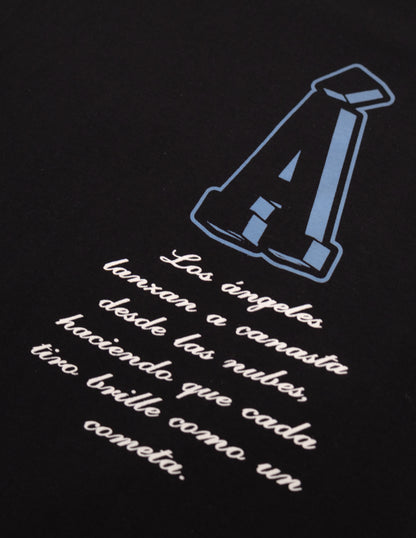 T- shirts negra leyenda